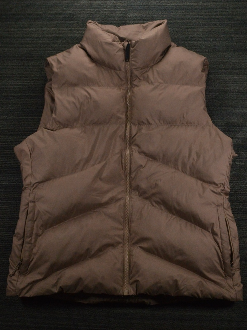 Tentree Cloud Shell Brown Puffer Vest Size M